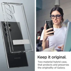 Etui Spigen Ultra Hybrid ”s” Samsung Galaxy S24 Ultra Crystal Clear Case