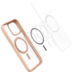 Etui SPIGEN ULTRA HYBRID ”T” MAG MAGSAFE IPHONE 16 PRO FROST ROSE TITANIUM