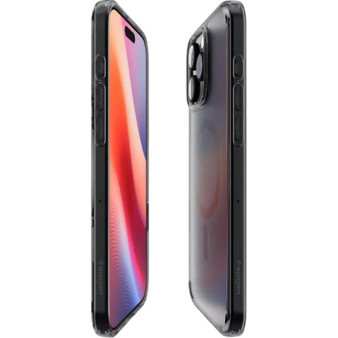 ETUI SPIGEN ULTRA HYBRID ”T” MAG MAGSAFE IPHONE 16 PRO FROST BLACK