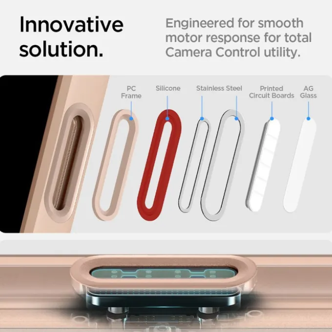 Etui SPIGEN ULTRA HYBRID ”T” MAG MAGSAFE IPHONE 16 PRO MAX FROST ROSE TITANIUM