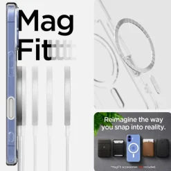 Etui SPIGEN ULTRA HYBRID ”T” MAG MAGSAFE IPHONE 16 WHITE
