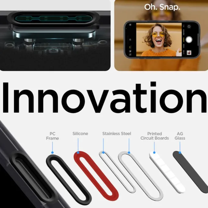 Etui SPIGEN ULTRA HYBRID ”T” MAG MAGSAFE IPHONE 16 FROST BLACK