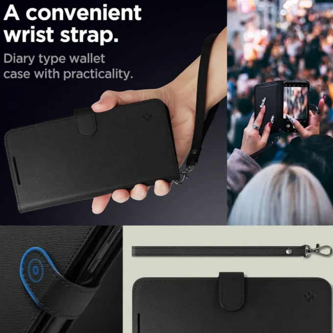 Etui SPIGEN Wallet ”s” Plus Galaxy A54 5G Black