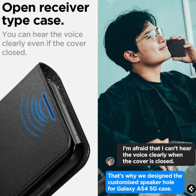 Etui SPIGEN Wallet ”s” Plus Galaxy A54 5G Black