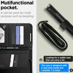 Etui SPIGEN Wallet ”s” Plus Galaxy A54 5G Black