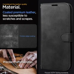 Etui Spigen Wallet ”s” Pro iPhone 15 Pro Max Black Case