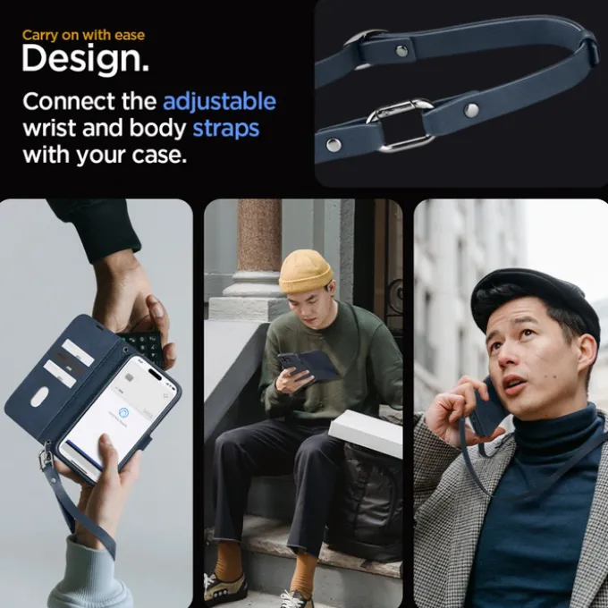 Etui Spigen Wallet ”s” Pro Iphone 15 Pro Max Navy