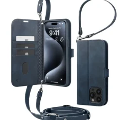 Etui Spigen Wallet ”s” Pro Iphone 15 Pro Max Navy