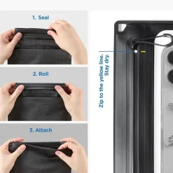 ETUI WODOSZCZELNE SPIGEN A640 UNIVERSAL WATERPROOF CASE CROSSBAG BLACK