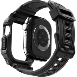 ETUI Z PASKIEM SPIGEN APPLE WATCH 11 46MM RUGGED ARMOR PRO 2 MATTE BLACK