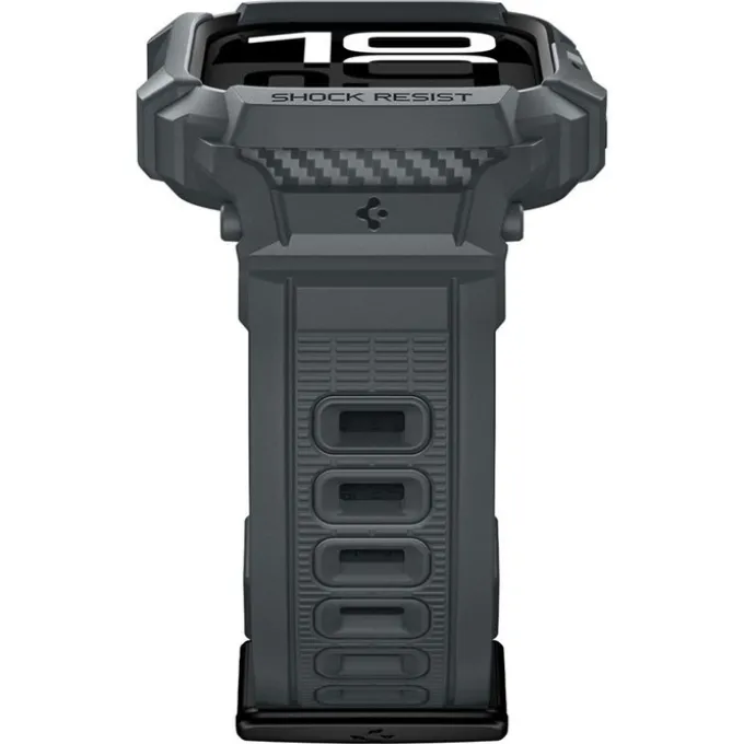 ETUI Z PASKIEM SPIGEN APPLE WATCH 11 46MM RUGGED ARMOR PRO 2 DARK GRAY