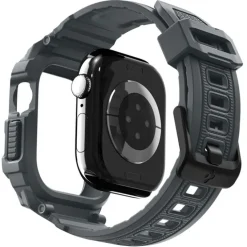ETUI Z PASKIEM SPIGEN APPLE WATCH 11 46MM RUGGED ARMOR PRO 2 DARK GRAY