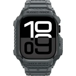 ETUI Z PASKIEM SPIGEN APPLE WATCH 11 46MM RUGGED ARMOR PRO 2 DARK GRAY