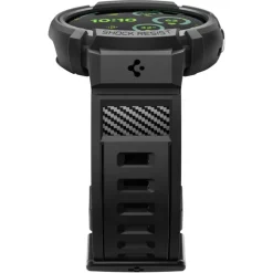 ETUI Z PASKIEM SPIGEN GOOGLE PIXEL WATCH 4 41MM RUGGED ARMOR PRO + STAND MATTE BLACK