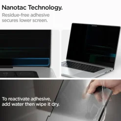 FILTR PRYWATYZUJĄCY SPIGEN MACBOOK PRO 16" M4 2024/M3 2023/ M2 2023/M1 2021 SAFEVIEW 1 PACK
