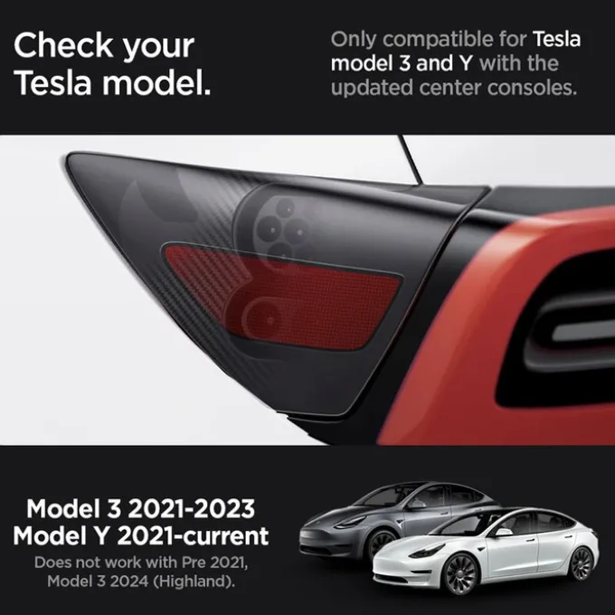 FOLIA OCHRONNA I NAKŁADKA DO PORTU ŁADOWANIA SPIGEN TESLA MODEL Y/3 PROTECTIVE FILM AND WRAP SET FOR CHARGE PORT EU
