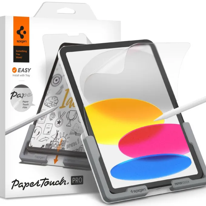 Folia Ochronna Spigen Paper Touch Pro iPad 10.9 2022 Matte Clear
