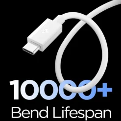 KABEL USB-C SPIGEN EB6010AC ESSENTIAL 60W 100CM BIAŁY