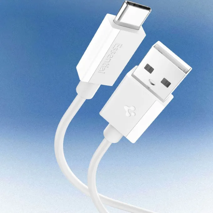 KABEL USB-C SPIGEN EB6020AC ESSENTIAL 60W 200CM BIAŁY