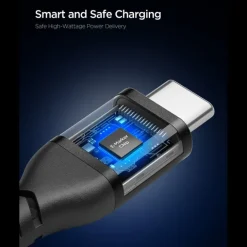 KABEL USB-C SPIGEN EB10010CCA ESSENTIAL 100W 100CM CZARNY