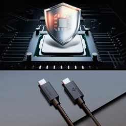 KABEL USB-C SPIGEN EB6010CC ESSENTIAL 60W 100CM CZARNY