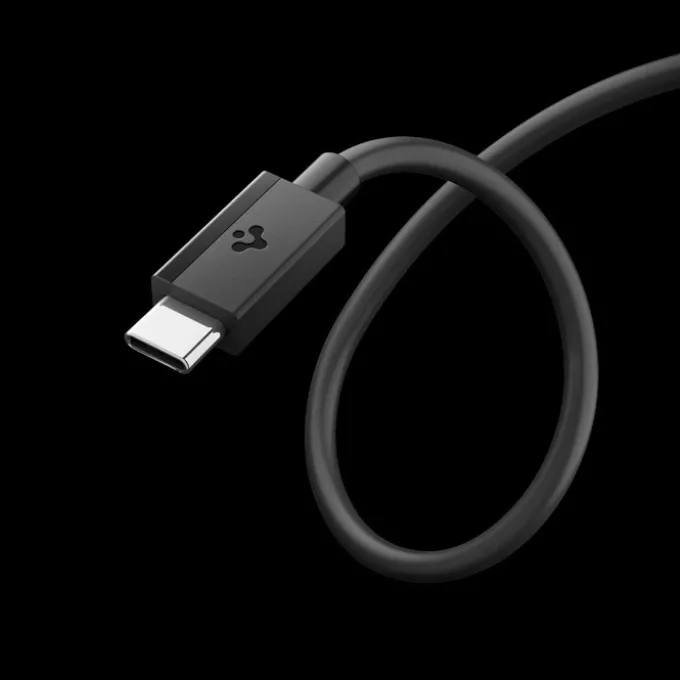 KABEL USB-C SPIGEN EB6010CC ESSENTIAL 60W 100CM CZARNY
