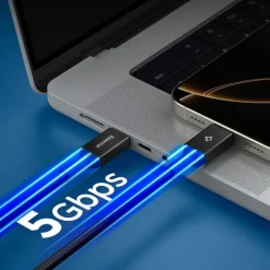 KABEL USB-C SPIGEN EB10010CC ESSENTIAL 100W 100CM CZARNY