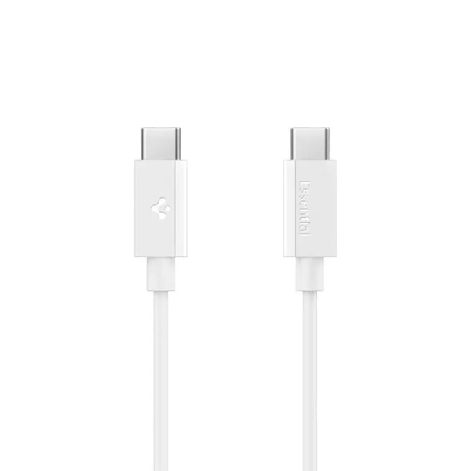 KABEL USB-C SPIGEN EB6010CC ESSENTIAL 60W 100CM BIAŁY