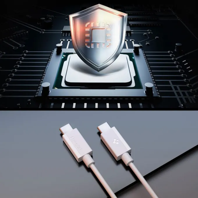 KABEL USB-C SPIGEN EB6010CC ESSENTIAL 60W 100CM BIAŁY