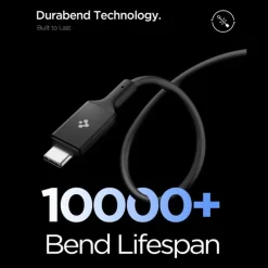 KABEL USB-C SPIGEN EB24012CC ESSENTIAL 240W 120CM CZARNY
