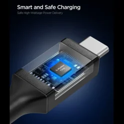 KABEL USB-C SPIGEN EB24012CC ESSENTIAL 240W 120CM CZARNY