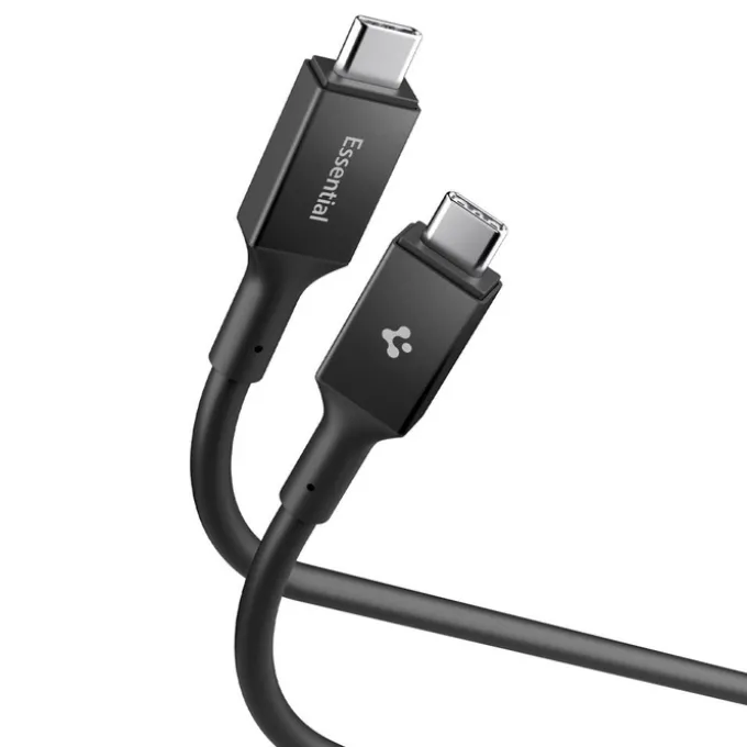 KABEL USB-C SPIGEN EB24012CC ESSENTIAL 240W 120CM CZARNY