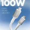 KABEL USB-C SPIGEN EB10020CC ESSENTIAL 100W 200CM BIAŁY