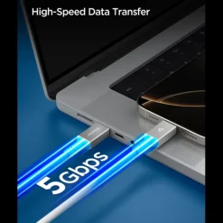 KABEL USB-C SPIGEN EB10020CC ESSENTIAL 100W 200CM BIAŁY