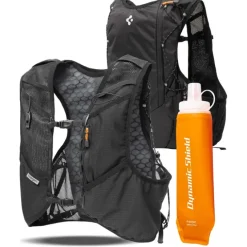 KAMIZELKA BIEGOWA SPIGEN A721 DYNAMIC SHIELD (L-XL) CZARNA Z MIĘKKĄ BUTELKĄ