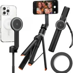 KIJEK SELFIE SPIGEN S581W MAGSAFE BLUETOOTH SELFIE STICK TRIPOD BLACK