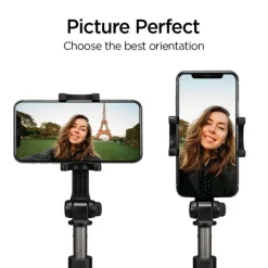 Kijek selfie Statyw SPIGEN S540w Wireless Selfie Stick Tripod Black