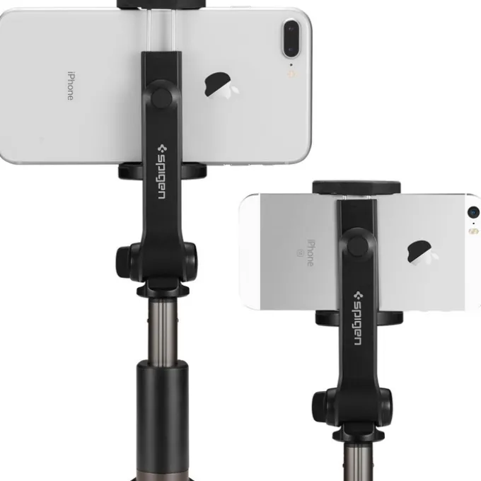 Kijek selfie Statyw SPIGEN S540w Wireless Selfie Stick Tripod Black