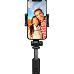 Kijek selfie Statyw SPIGEN S540w Wireless Selfie Stick Tripod Black