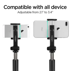 Kijek selfie Statyw SPIGEN S540w Wireless Selfie Stick Tripod Black