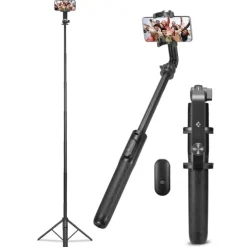 Kijek Spigen S560w Bluetooth Selfie Stick Tripod Black