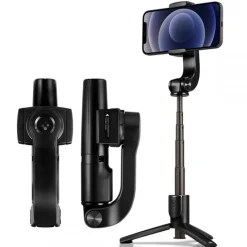 Kijek Stojak Spigen S610w Gimbal Wireless Selfie Stick Black