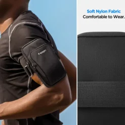OPASKA NA RAMIĘ SPIGEN A702 DYNAMIC SHIELD ARMBAND BLACK