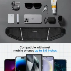 OPASKA NA RAMIĘ SPIGEN A710 DYNAMIC SHIELD WAIST BAG BLACK
