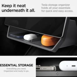 ORGANIZER POD EKRAN SPIGEN TESLA MODEL 3 2024 UNDER SCREEN STORAGE ORGANIZER BLACK