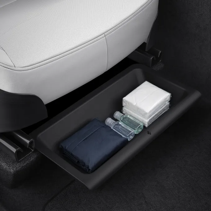 ORGANIZER POD SIEDZENIE SPIGEN TESLA MODEL Y JUNIPER 2PACK CZARNY