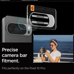 OSŁONA APARATU SPIGEN GOOGLE PIXEL 10 PRO XL OPTIK GLAS.TR CAMERA PROTECTOR 2-PACK CRYSTAL CLEAR