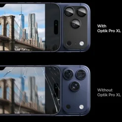 OSŁONA APARATU SPIGEN IPHONE 17 PRO OPTIK PRO XL GLAS.TR ”EZ FIT” CAMERA PROTECTOR BLACK