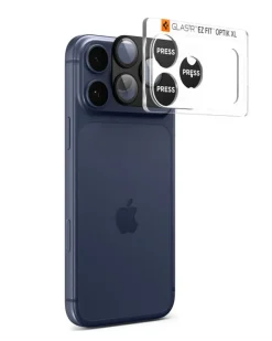 OSŁONA APARATU SPIGEN IPHONE 17 PRO OPTIK PRO XL GLAS.TR ”EZ FIT” CAMERA PROTECTOR BLACK
