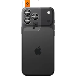 OSŁONA APARATU SPIGEN IPHONE 14 PRO / MAX / 15 PRO / MAX /16 PRO / MAX / 17 PRO / MAX OPTIK PRO GLAS.TR ”EZ FIT” 2-PACK GREY